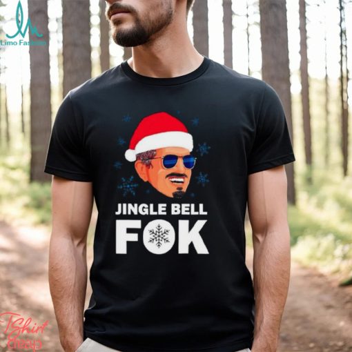 Jingle Bell Fok Santa Christmas T Shirt