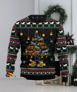 Jingle Bell Horses Christmas Tree Christmas Ugly Sweater 3D