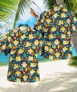 Jirachi PoKeMon Combo Hawaiian Shirt And Shorts Best For Men And Women Holidays