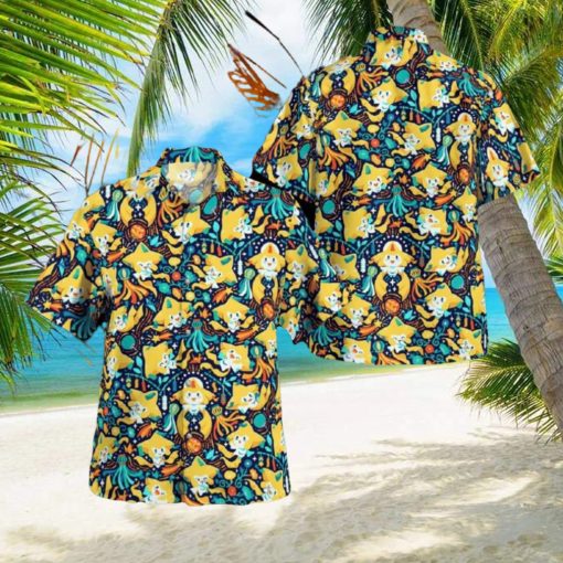 Jirachi PoKeMon Combo Hawaiian Shirt And Shorts Best For Men And Women Holidays