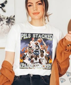 Joelvenile Merch Store Shop Pels Stacked League Flock Shirt