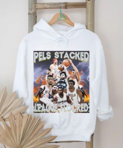 Joelvenile Merch Store Shop Pels Stacked League Flock Shirt