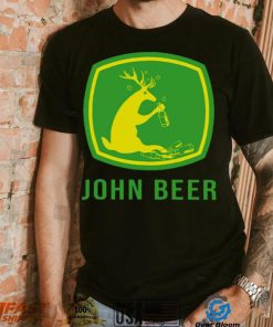 John Beer Drunk Reindeer T Shirt