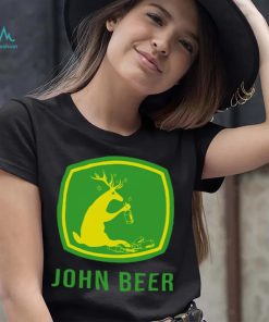 John Beer Drunk Reindeer T Shirt