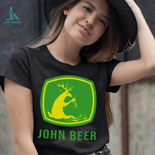 John Beer Drunk Reindeer T Shirt