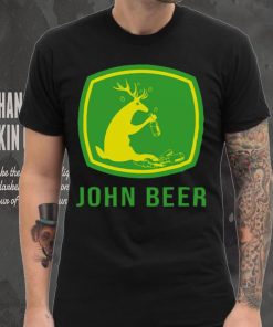 John Beer Drunk Reindeer T Shirt