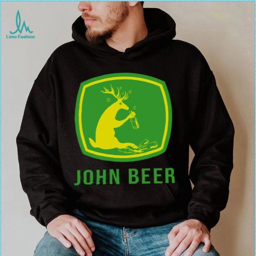 John Beer Drunk Reindeer T Shirt