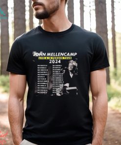 John Mellencamp Live And In Person Tour 2024 T Shirt Vintage Shirt Merch Hoodie