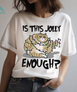 Jolly Fat Cat Christmas Shirt