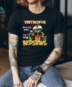 Jonathan Allen Grinch they hate us because they ain’t us Washington Commanders football Xmas T shirt, hoodie, sweater, long sleeve and tank top Jonathan Allen Grinch they hate us because they ain’t us Washington Commanders football Xmas T shirt