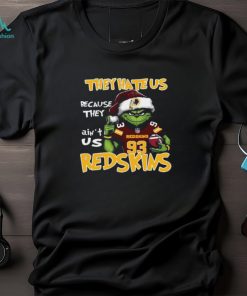 Jonathan Allen Grinch they hate us because they ain’t us Washington Commanders football Xmas T shirt, hoodie, sweater, long sleeve and tank top Jonathan Allen Grinch they hate us because they ain’t us Washington Commanders football Xmas T shirt