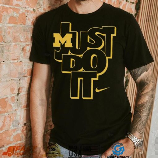 Jordan Youth Michigan Wolverines Just Do It T Shirt