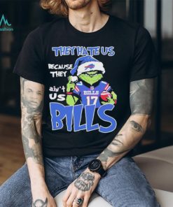 Josh Allen Grinch They Hate Us Because They Ain’t Us Bills Christmas TShirt