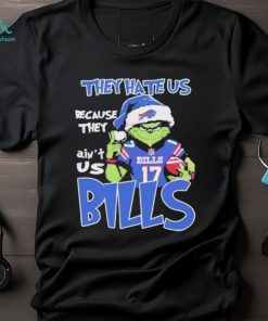 Josh Allen Grinch They Hate Us Because They Ain’t Us Bills Christmas TShirt