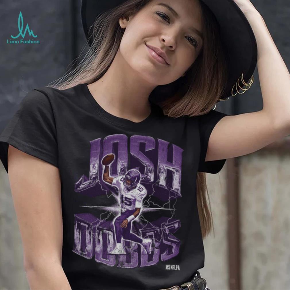 Joshua Dobbs Minnesota 3D WHT Shirt Joshua Dobbs Minnesota 3D WHT Shirt