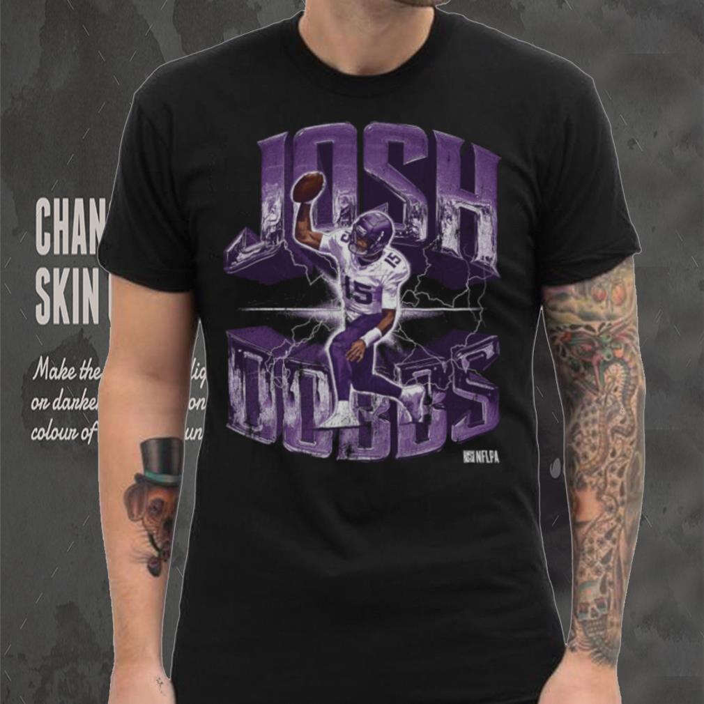 Joshua Dobbs Minnesota 3D WHT Shirt Joshua Dobbs Minnesota 3D WHT Shirt