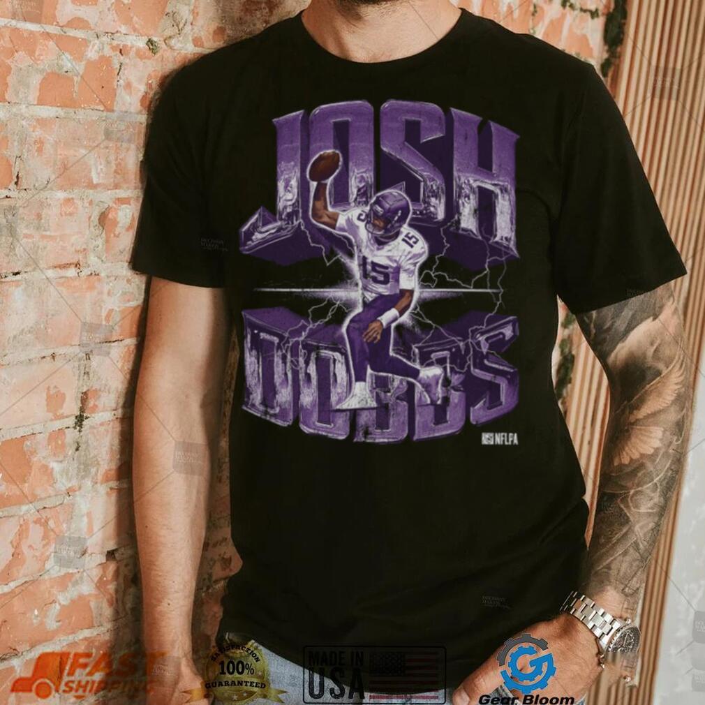 Joshua Dobbs Minnesota 3D WHT Shirt Joshua Dobbs Minnesota 3D WHT Shirt