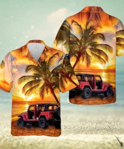 Jp Beach Sunset 3D Hawaiian Shirt Summer Holiday Gift For Men And Women