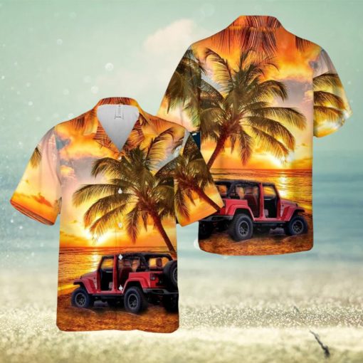 Jp Beach Sunset 3D Hawaiian Shirt Summer Holiday Gift For Men And Women