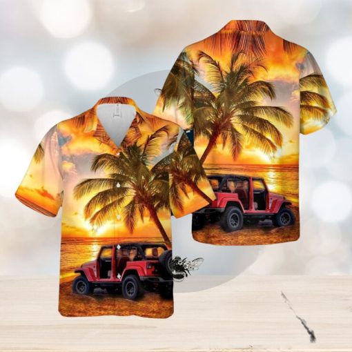 Jp Beach Sunset 3D Hawaiian Shirt Summer Holiday Gift For Men And Women