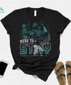 Julio Rodriguez Seattle Here To Stay WHT Shirt