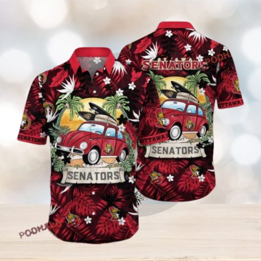 Julytime Aloha Shirt – Ottawa Senators NHL Hawaiian Collection