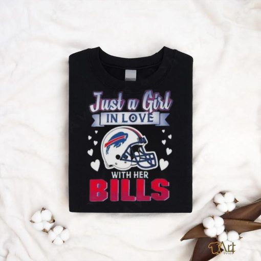 Just A Girl In Love With Her Buffalo Bills Shirt
