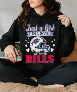 Just A Girl In Love With Her Buffalo Bills Shirt
