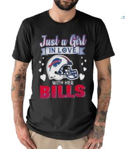 Just A Girl In Love With Her Buffalo Bills Shirt