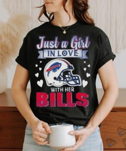 Just A Girl In Love With Her Buffalo Bills Shirt