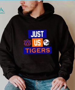 Just us Auburn Tigers helmet logo shirt