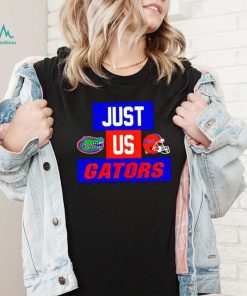 Just us Florida Gators helmet logo shirt