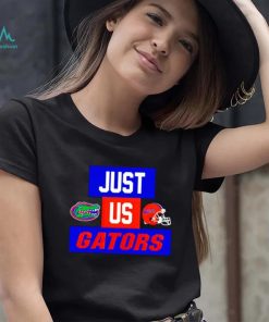Just us Florida Gators helmet logo shirt