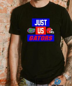 Just us Florida Gators helmet logo shirt
