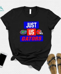 Just us Florida Gators helmet logo shirt