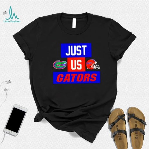 Just us Florida Gators helmet logo shirt