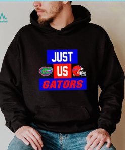 Just us Florida Gators helmet logo shirt