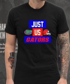 Just us Florida Gators helmet logo shirt
