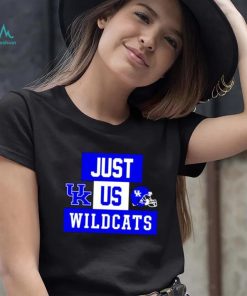 Just us Kentucky Wildcats helmet logo shirt