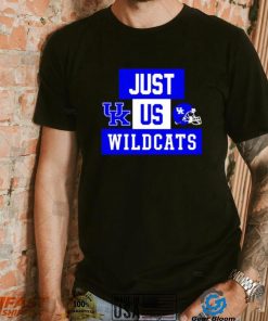 Just us Kentucky Wildcats helmet logo shirt