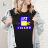Just us LSU Tigers helmet logo shirt