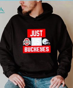 Just us Ohio State Buckeyes helmet logo shirt