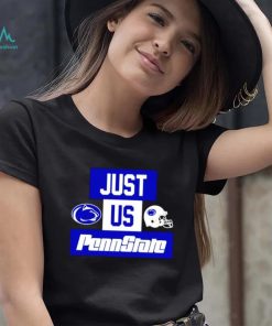 Just us Penn State Nittany Lions helmet logo shirt