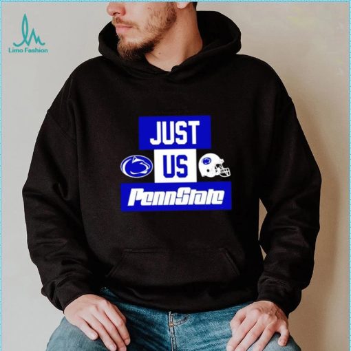 Just us Penn State Nittany Lions helmet logo shirt