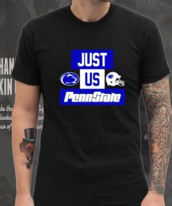 Just us Penn State Nittany Lions helmet logo shirt