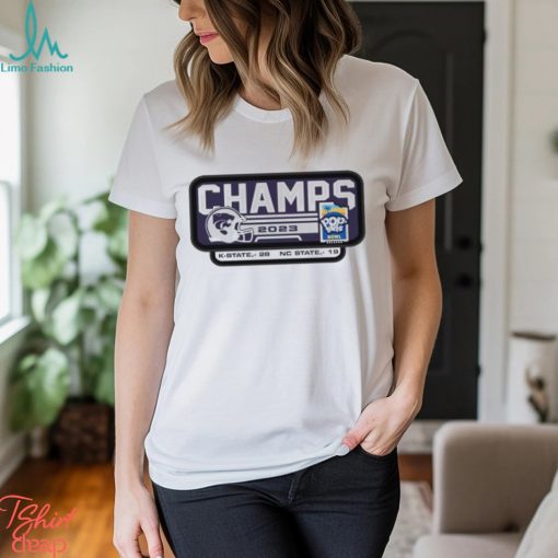 K State Wildcats 2023 Pop Tarts Bowl Champions Banner Shirt