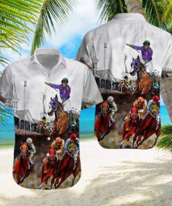 KENTUCKY DERBY HORSE RACING TRENDING HAWAIIAN SHIRT