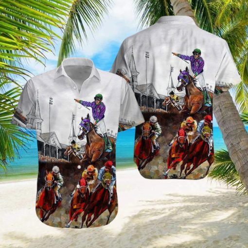 KENTUCKY DERBY HORSE RACING TRENDING HAWAIIAN SHIRT