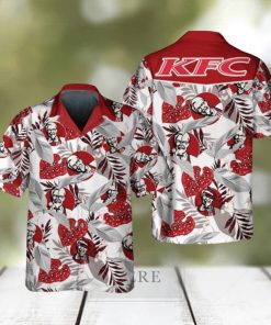 KFC Food Shirt, Tropical Flower Aloha Hawaiian Shirt For Men And Women