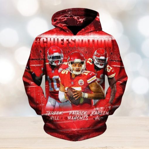 Kansas City Chiefs 3D Printed Hoodie Ver 42